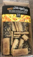 Mini stick feuilletés pur beurre aux graines de sesame et pavot