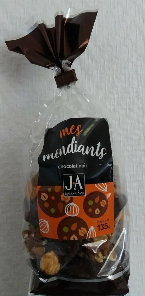 Mendiants Chocolat Noir
