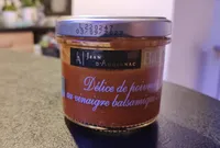 Délice de poivrons au vinaigre balsamique bio