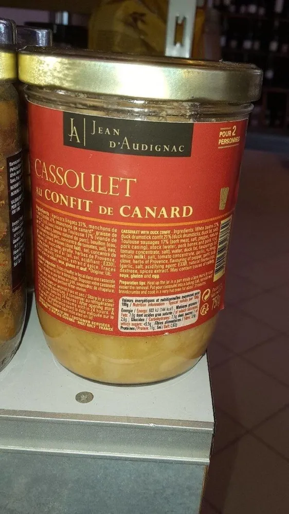cassoulet confit de canard