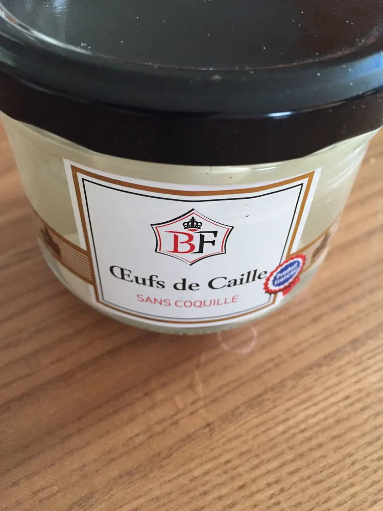 oeufs de caille sans coquille