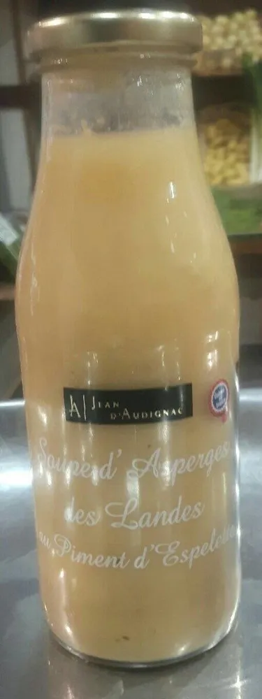 Soupe d'asperges des Landes au piment d'espelette