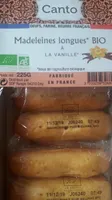 Madeleines longues bio