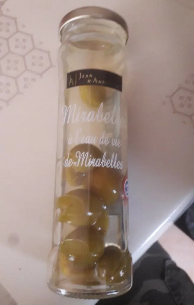 Mirabelles a l'eau de vie de mirabelles