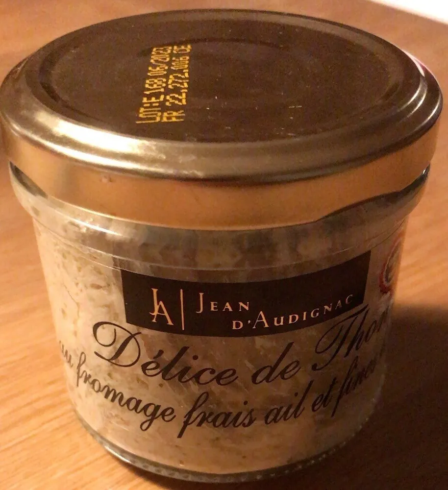 Delice de thon au fromage frais, ail et fines herbes