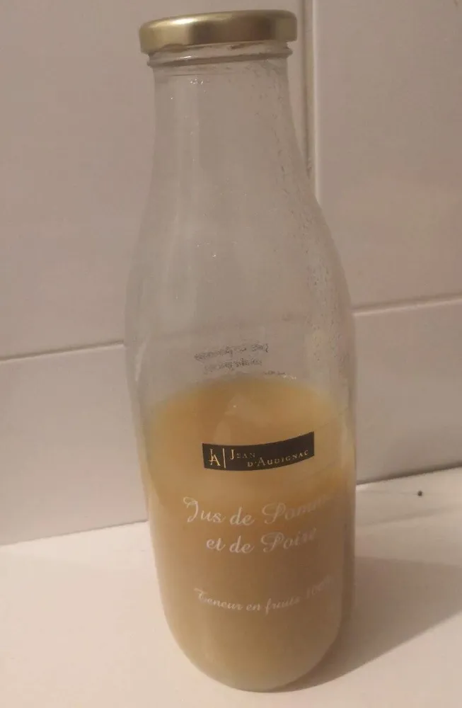 Jus de pomme et de poire