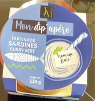 Tartinade SARDINES curry vert