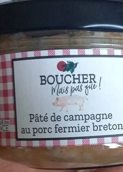 Pâté de campagne au porc fermier breton