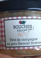 Pâté de campagne au porc fermier breton
