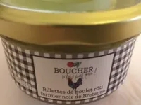 Rillettes de poulet rôti fermier noir de Bretagne