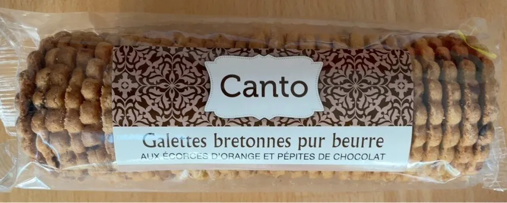 Galettes aux écorces d’orange et pépites de chocolat