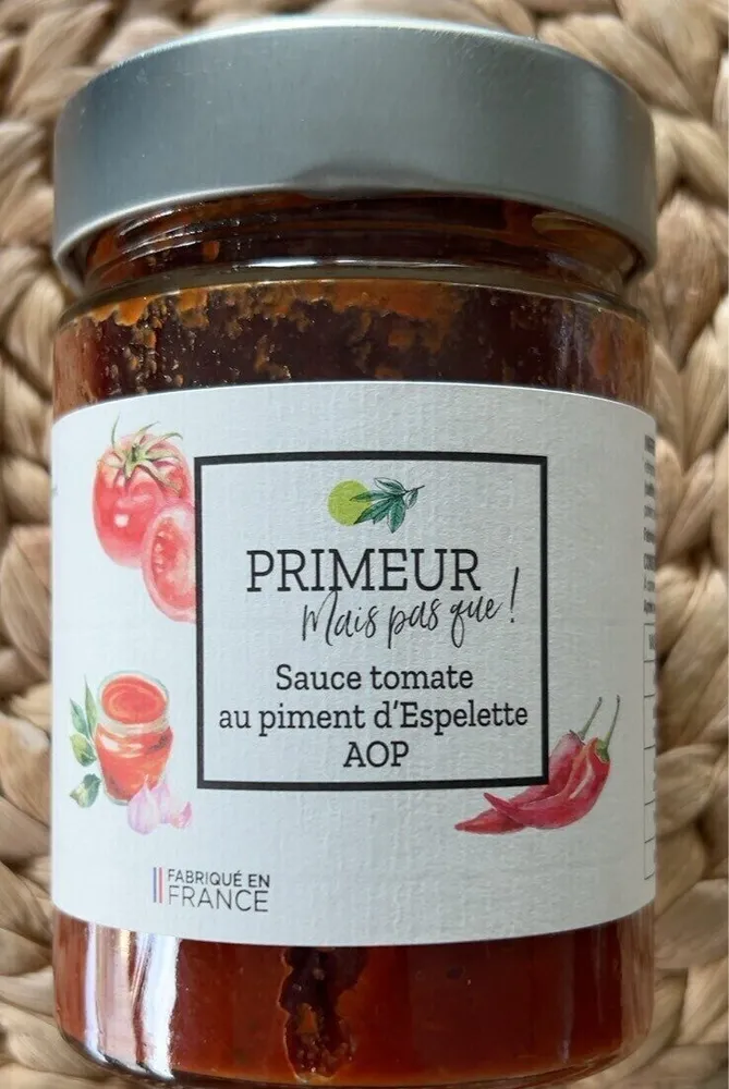 Sauce tomate au piment d’Espelette AOP