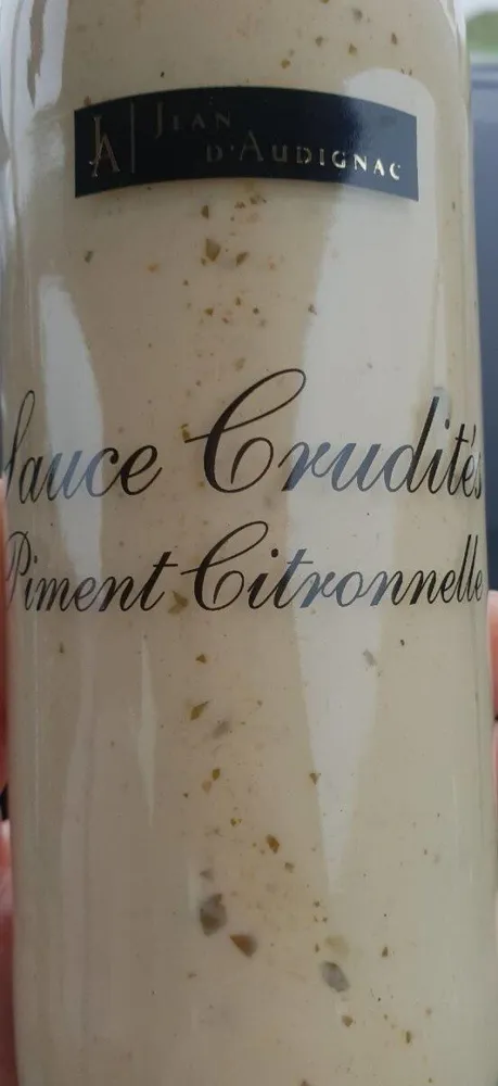 Sauce crudités piment citronnelle