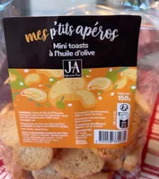 Minis toasts huile d'olive