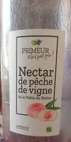 Nectar de pêche de vigne