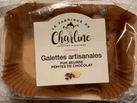 Galettes artisanales pur beurre - pépites de chocolat