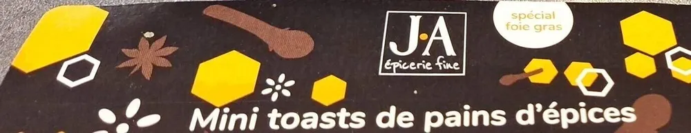 Mini toasts de pains d'épices