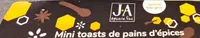 Mini toasts de pains d'épices