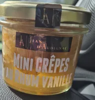 Mini crêpe au rhum