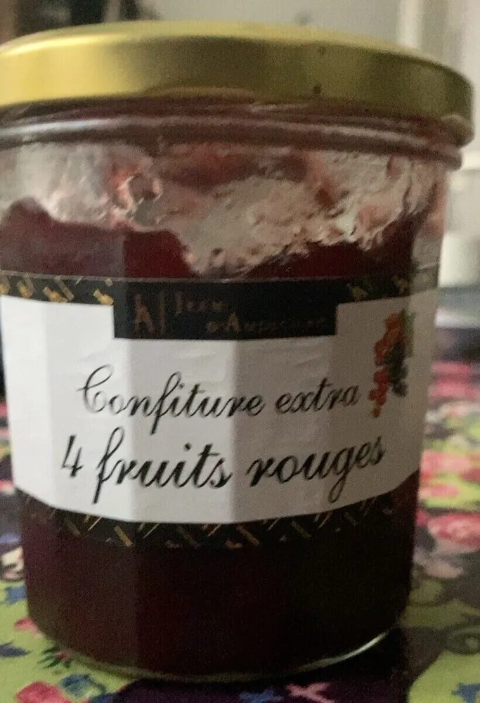 Confiture extra 4 fruits rouges