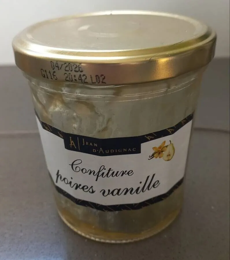 Confiture poires vanille