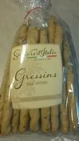 Gressins aux olives
