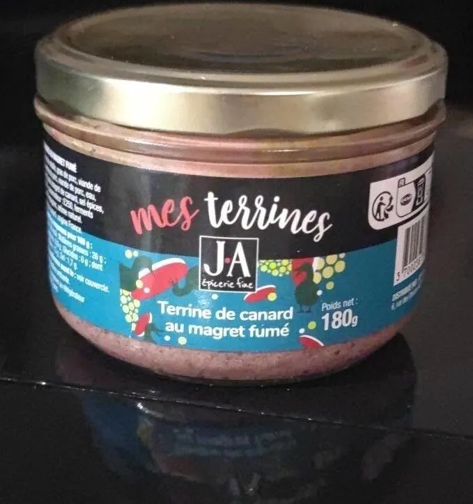 Terrine de canard au magret fumé