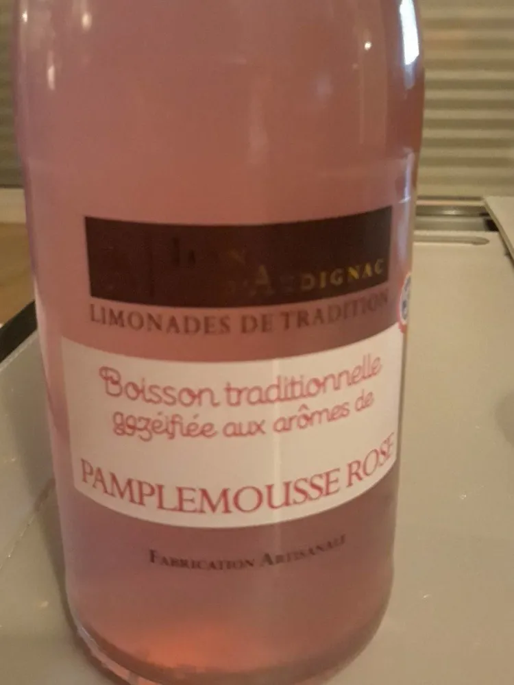 Limonade pamplemousse rose