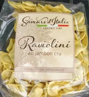 Raviolini au jambon cru