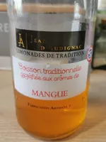 Boisson traditionnelle gazeifiee aux arômes de mangue