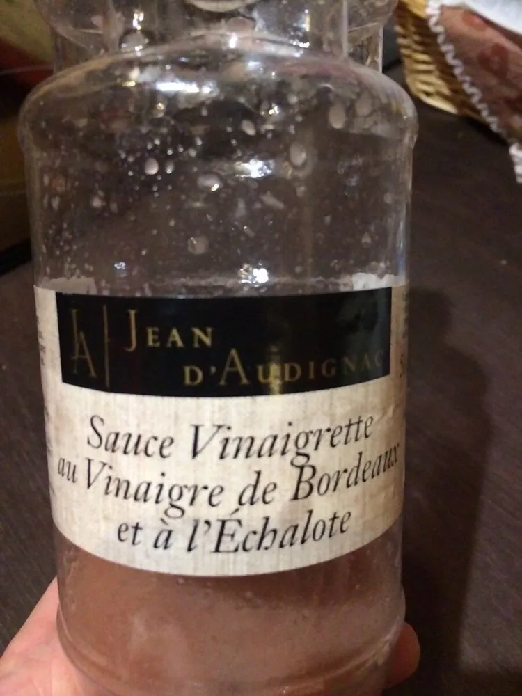 Sauce vinaigrette au vinaigre de Bordeaux et à l'échalote