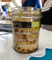 Moutarde Bio Baies Roses