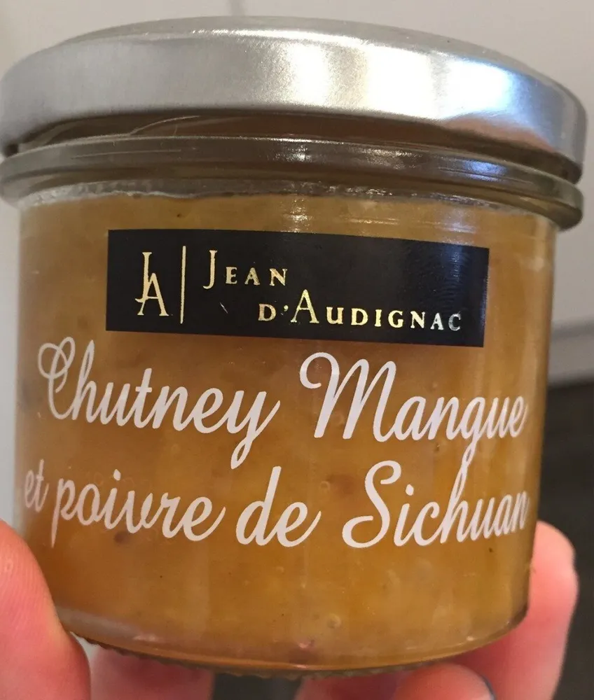 Chutney mangue et poivre de sichuan