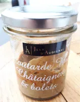 Moutarde bio châtaignes et bolets