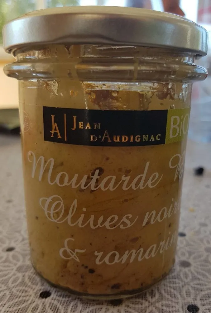 Moutarde Bio Olive noires & romarin