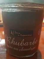 Confiture rhubarbe cuite au chaudron