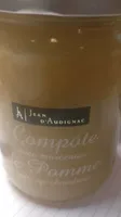 Compote avec morveaux de pomme cuite chaude au chaudron