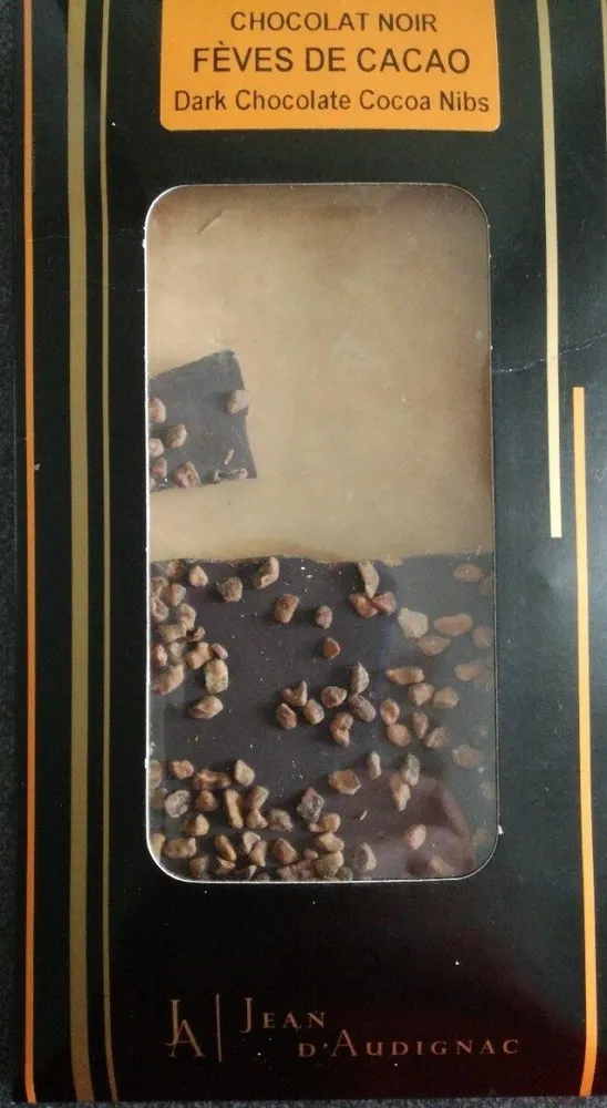 Chocolat noir aux fèves de cacao