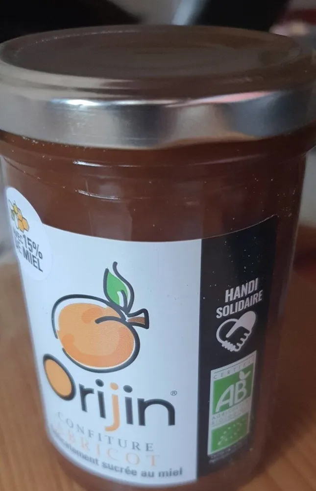 Confiture abricot - délicatement sucrée au miel