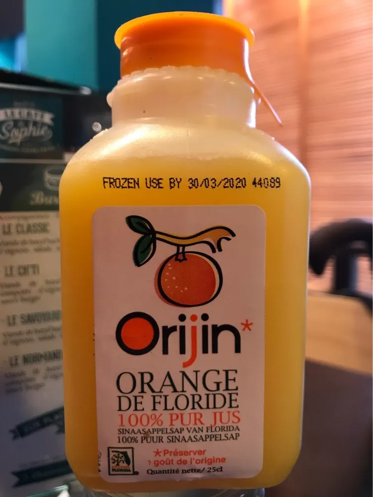 Jus d'orange