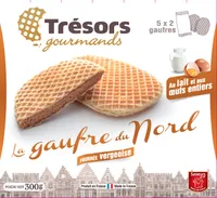 Trésors gaufre du nord fourrées vergeoise