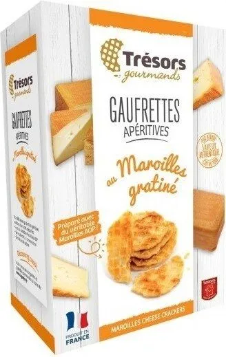 Gaufrettes apéritives Maroilles gratiné