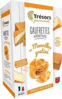 Gaufrettes apéritives Maroilles gratiné