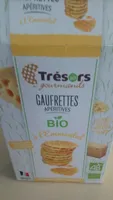 Gaufrettes apéritives bio à l'emmental