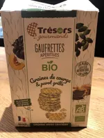 Gaufrettes apéritives graines de courge et pavot grillé