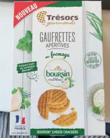 Gaufrettes apéritives au fromage Boursin