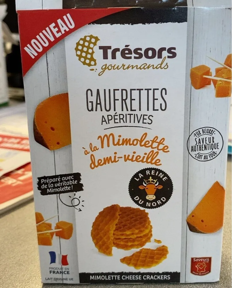 Gaufrettes aperitives Mimolette