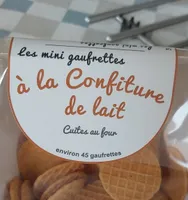 Mini gaufrettes à la confiture de lait