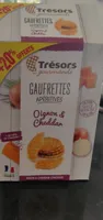 Gaufrettes apéritives oignons et cheddar