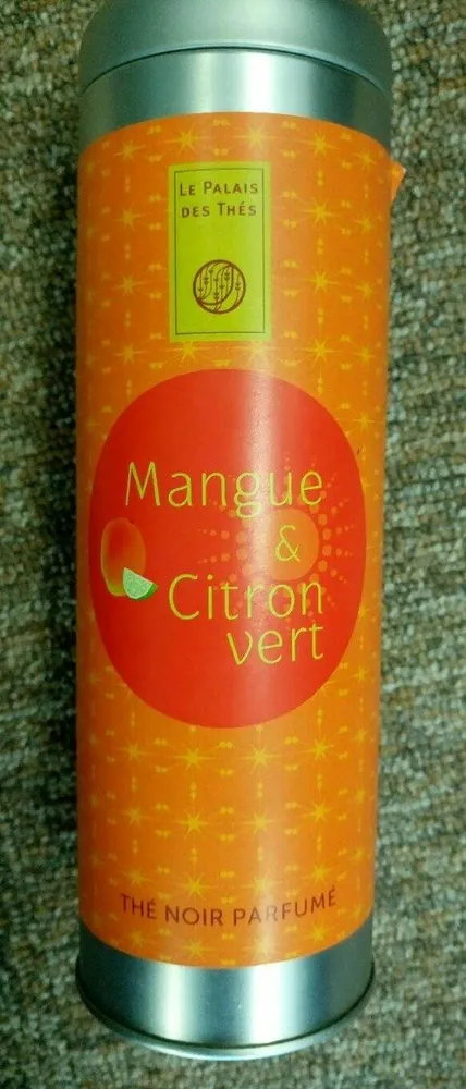 Thé noir parfumé "Mangue & Citron vert"
